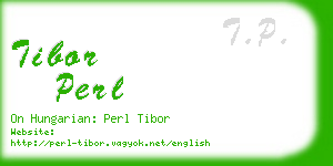 tibor perl business card